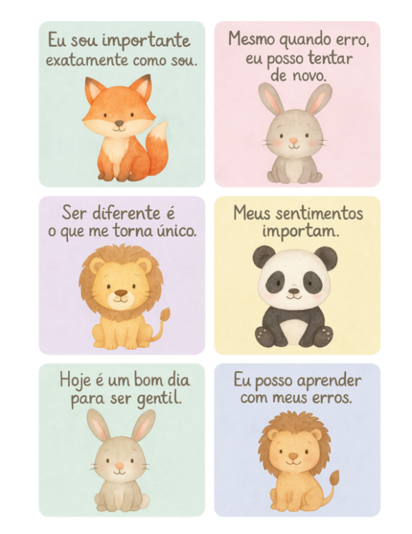 Cartões da Autoestima Infantil - Imagem 3