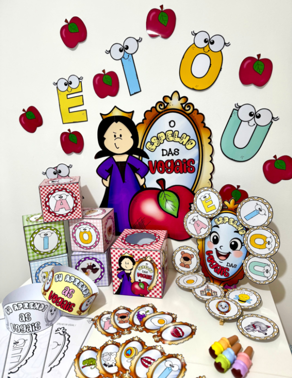 Kit O Espelho das Vogais – Educação Infantil - Imagem 17