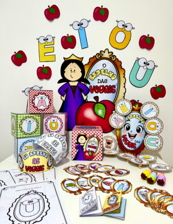 Kit O Espelho das Vogais – Educação Infantil - Imagem 22