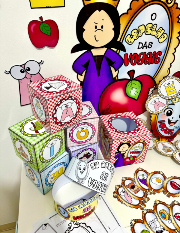 Kit O Espelho das Vogais – Educação Infantil - Imagem 19
