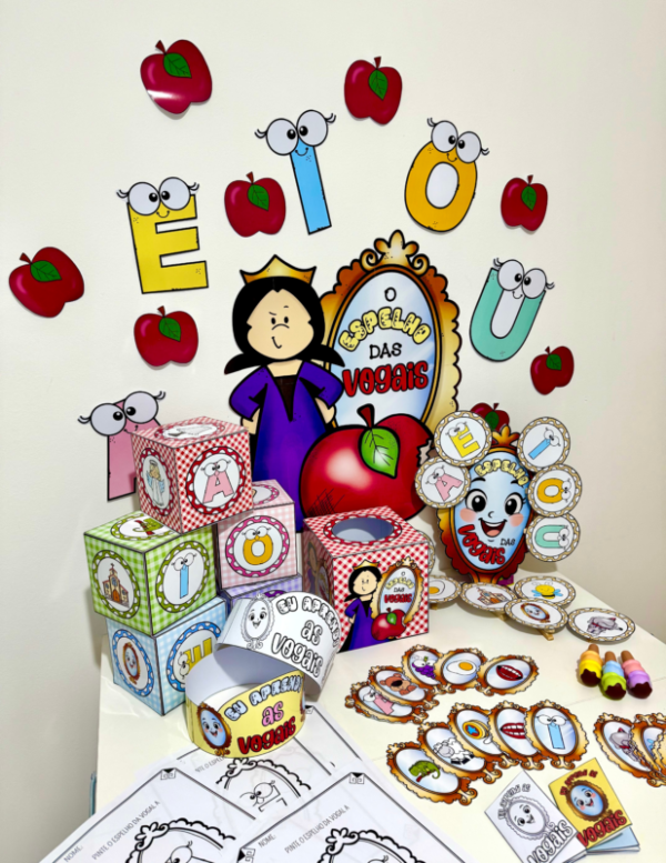 Kit O Espelho das Vogais – Educação Infantil