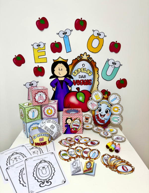 Kit O Espelho das Vogais – Educação Infantil - Imagem 16