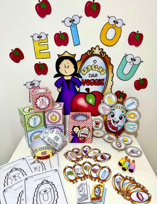 Kit O Espelho das Vogais – Educação Infantil - Imagem 9