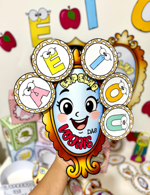 Kit O Espelho das Vogais – Educação Infantil - Imagem 18